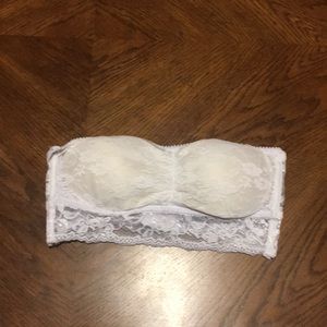 White Lacey bandeau